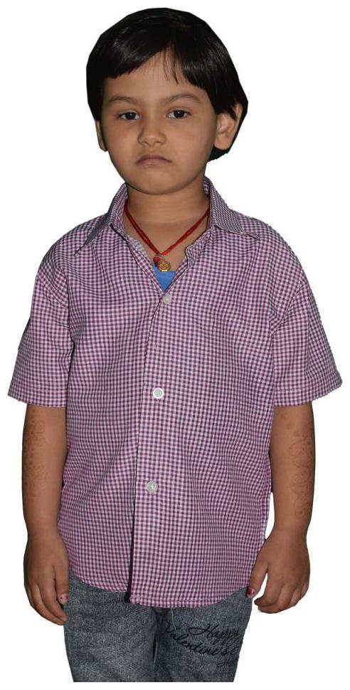 

KMP Fashion Boy Cotton blend Checked Shirt Multi