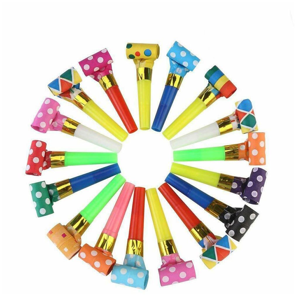 

Koogel Party Blower 100 Pcs Multicolor Musical Blowouts Birthday Party Favors