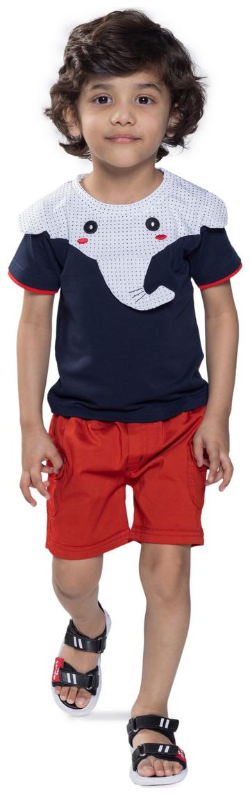 

Kooka Kids Baby boy Top bottom set - Blue Red