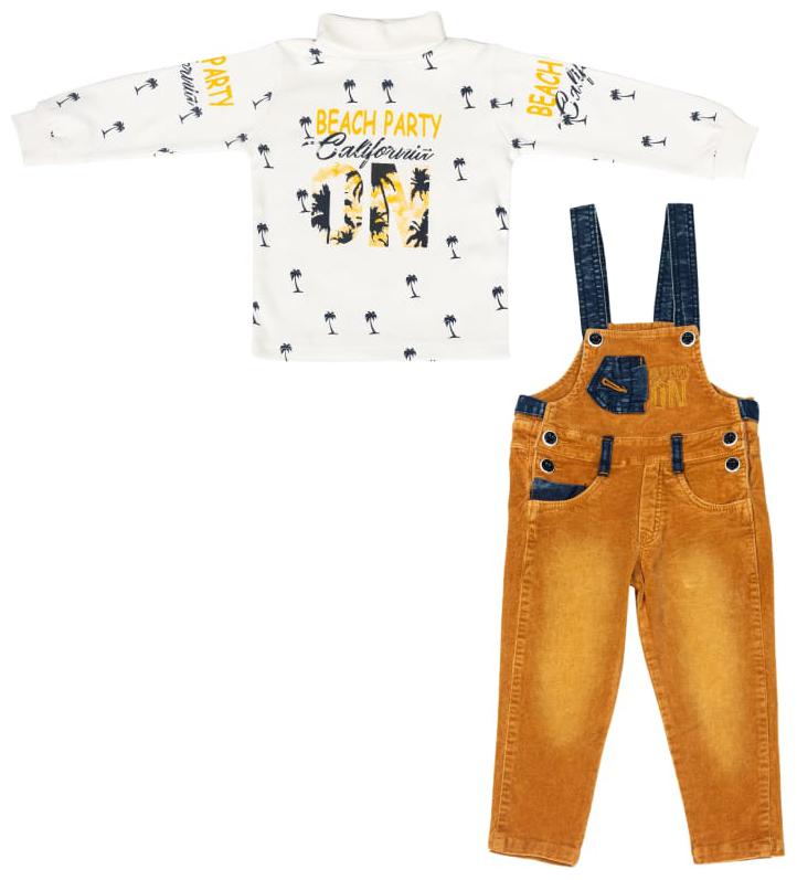 

Kooka Kids Cotton blend Printed Top Bottom Set - Yellow