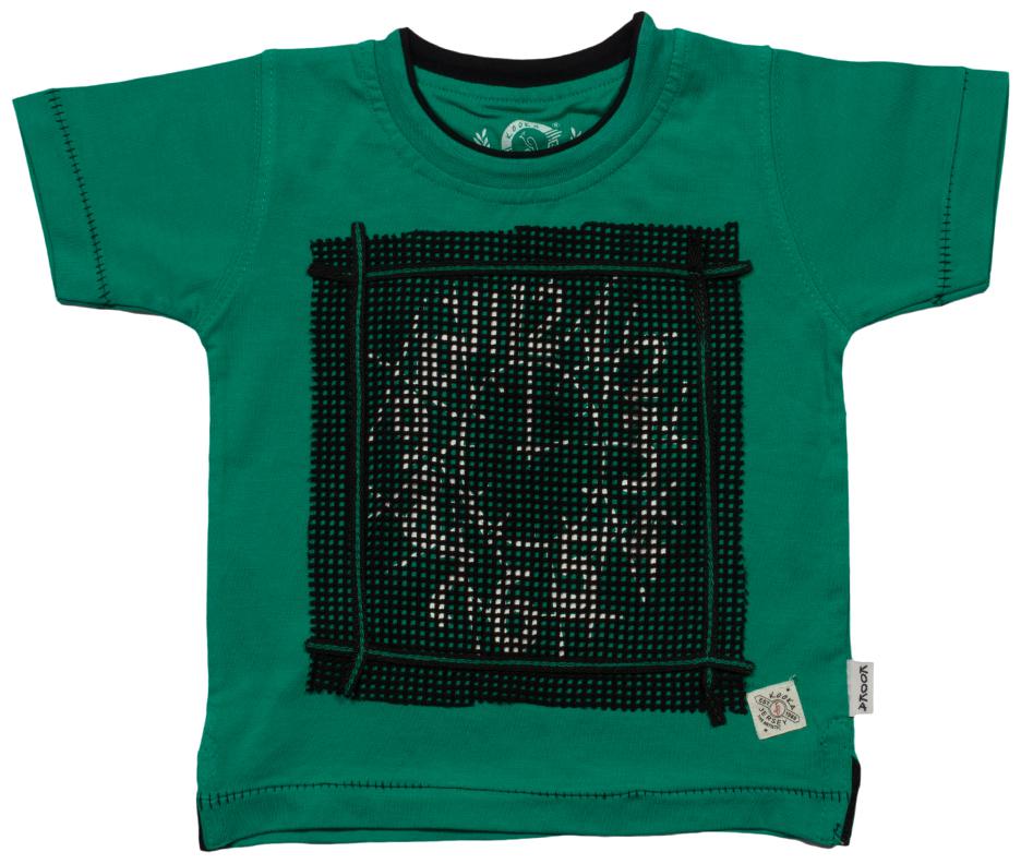 

Kooka Kids Cotton blend Printed T shirt for Baby Boy - Green