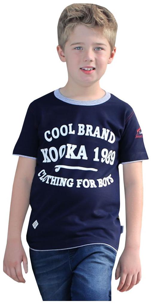 

Kooka Kids Cotton blend Printed T shirt for Baby Boy - Blue