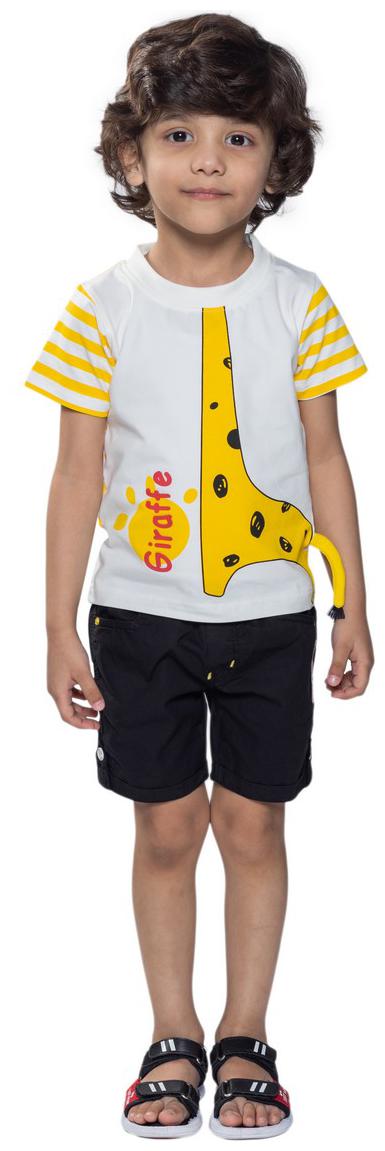 

Kooka Kids Baby boy Top bottom set - Yellow White