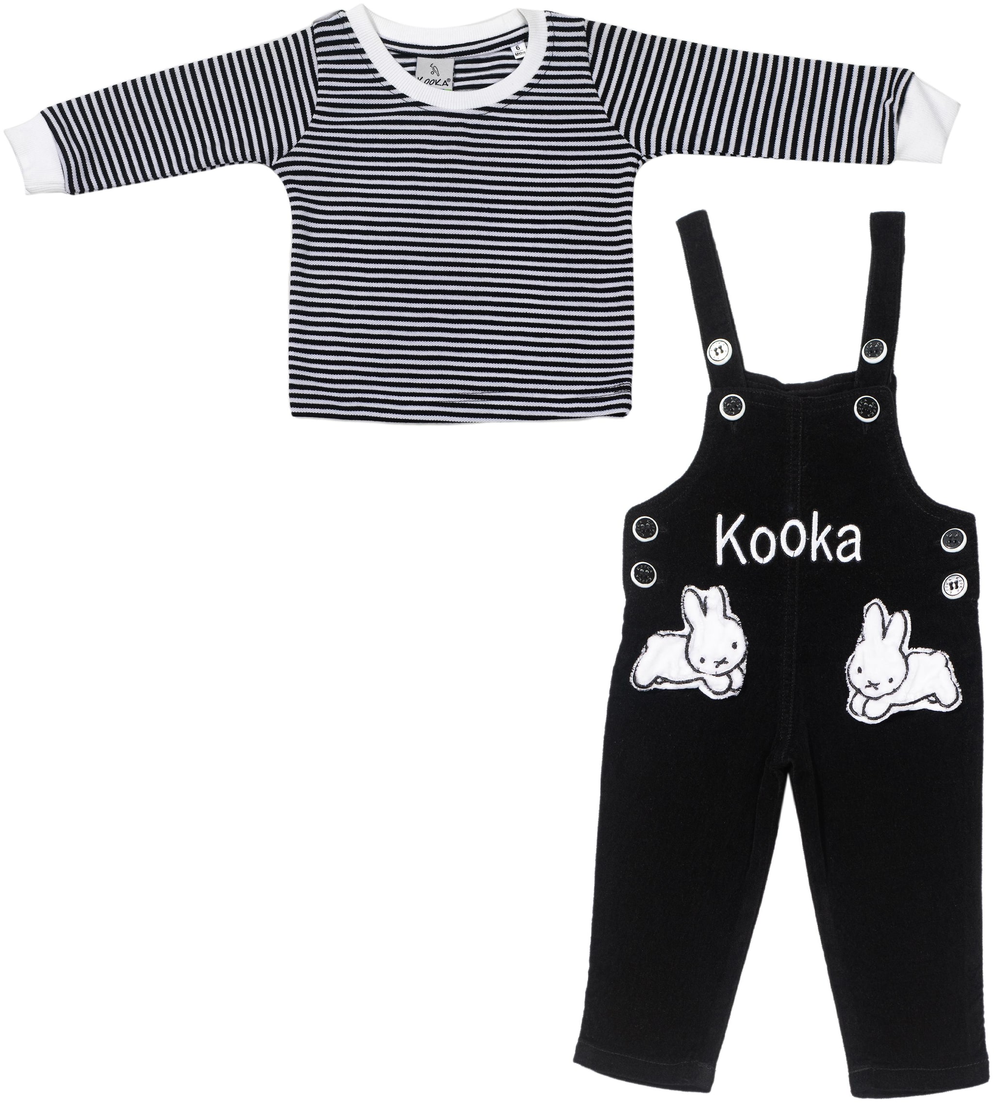 

Kooka Kids Baby boy Cotton blend Striped Romper - Black