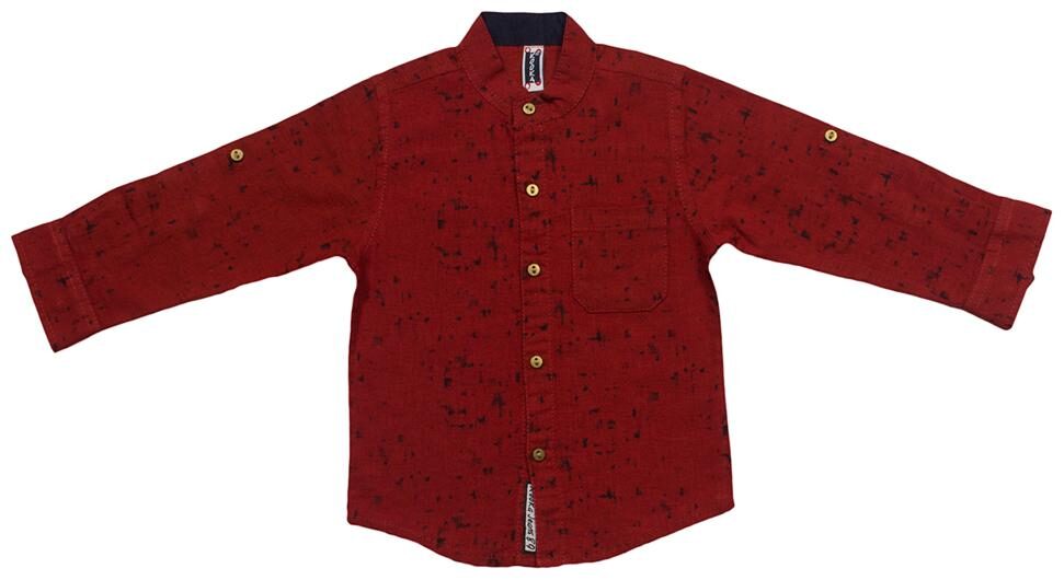 

Kooka Kids Cotton blend Printed Shirt for Baby Boy - Red