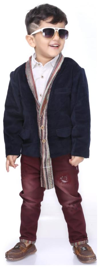 

Kooka Kids Cotton blend Printed Top Bottom Set - Multi