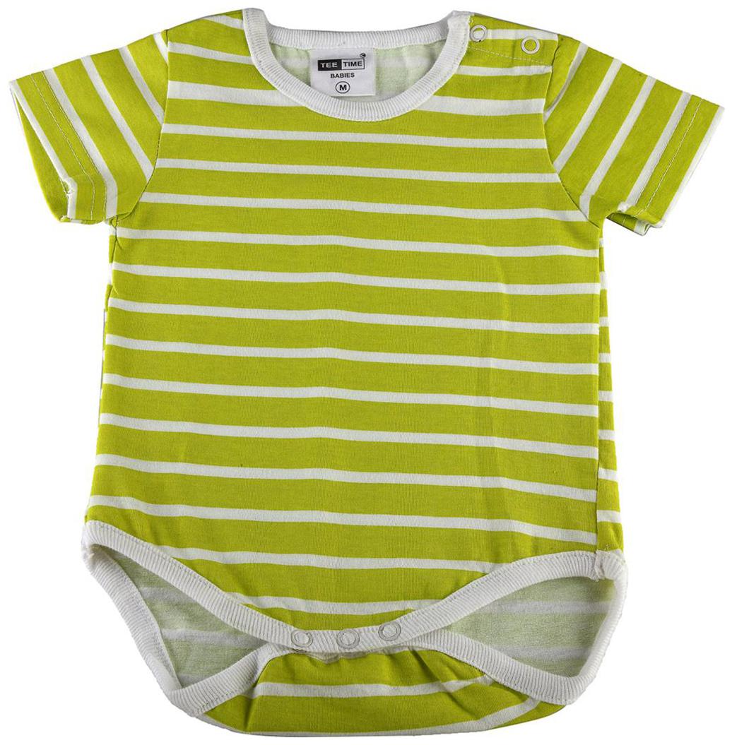 

KOTTY Green And White Rompers (Size-6-9 Months)