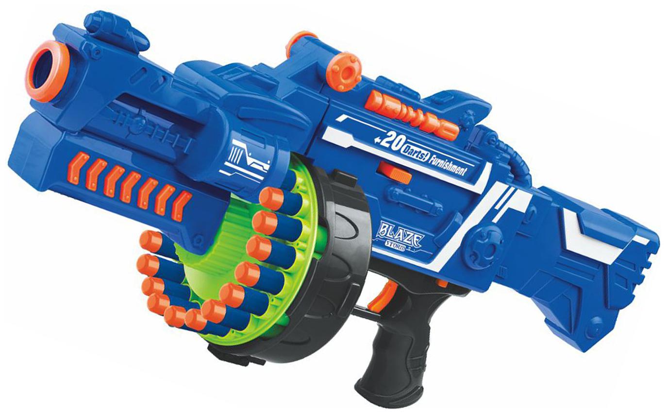 

ktrs Blaze Storm Soft Bullet Automatic Gun 40 Darts Included for kids