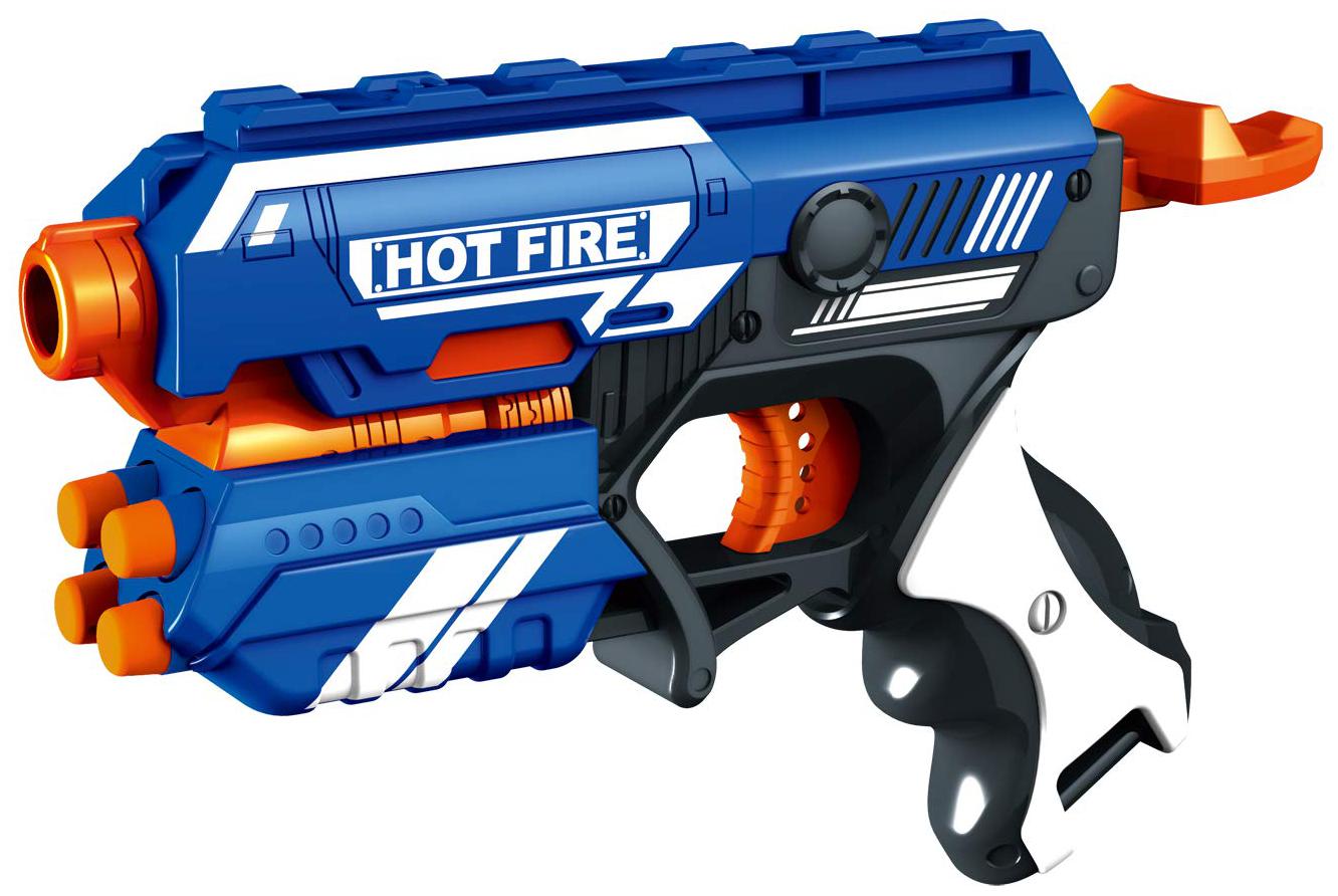 

Ktrs Blaze Storm Super Game Manual Soft Foam Bullets Battle Gun Toy for Kids (Blue)