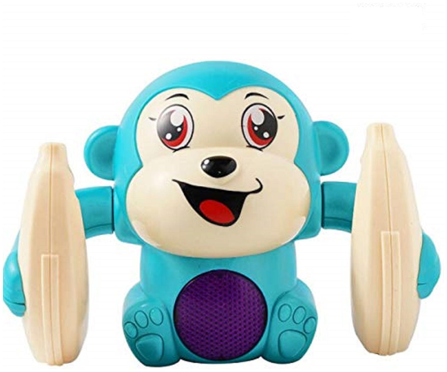 

Ktrs Dancing and Spinning Banana Monkey Musical Toy with Light and Sound Effects
