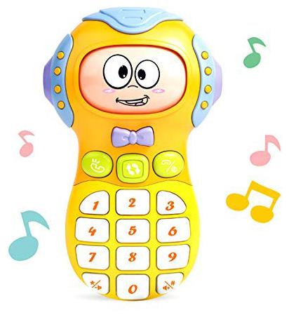 

KTRS ENTERPRISE Musical Changing Face Mobile Phone for Kids Early Education Toys with Music and Light Multi