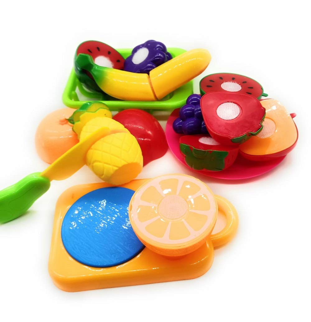 

KTRS ENTERPRISE Realistic Sliceable Fruits Cutting Play Toy for Kids