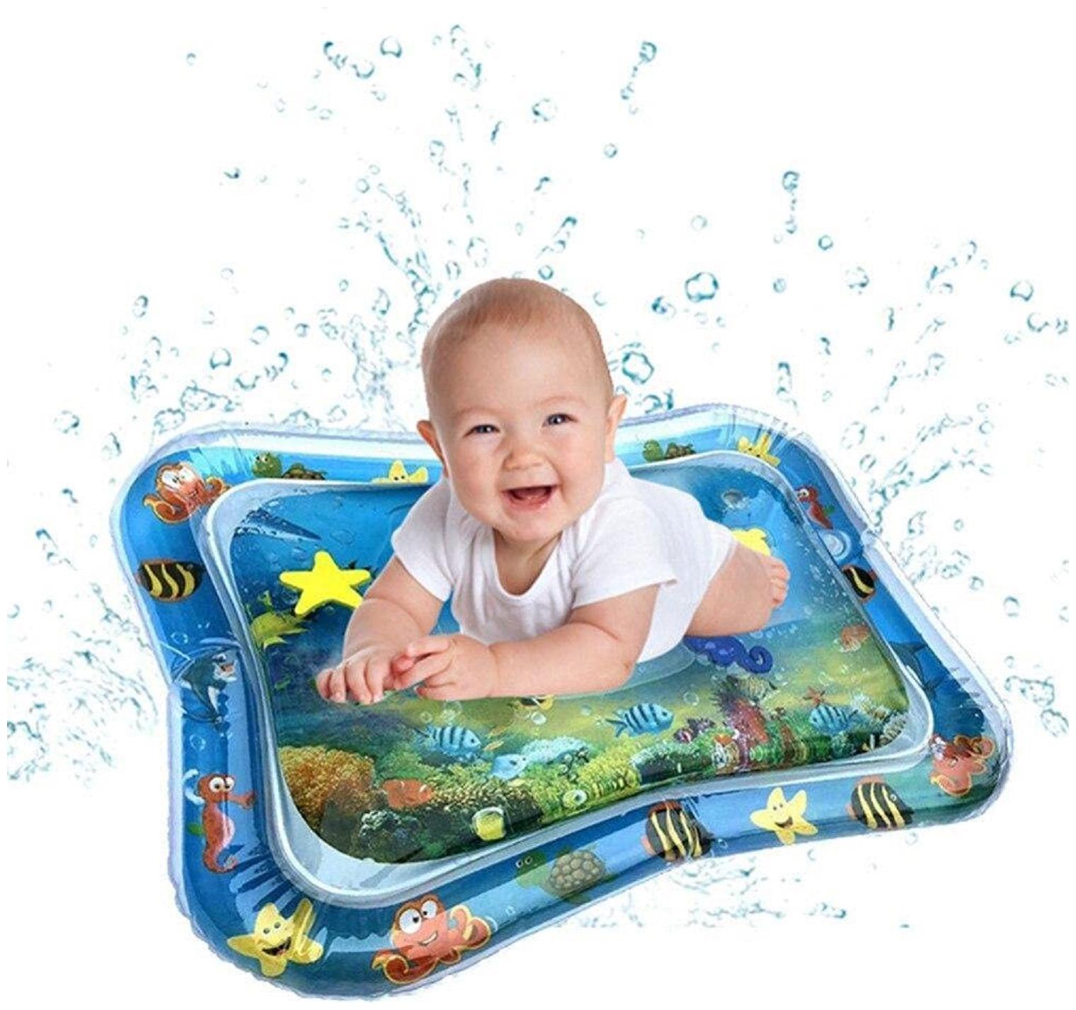 KTRS ENTERPRISE Water Play Mat Toys Inflatable Infant Tummy Time Playmat Toddler for Baby Fun Activity by SKS Enterprise