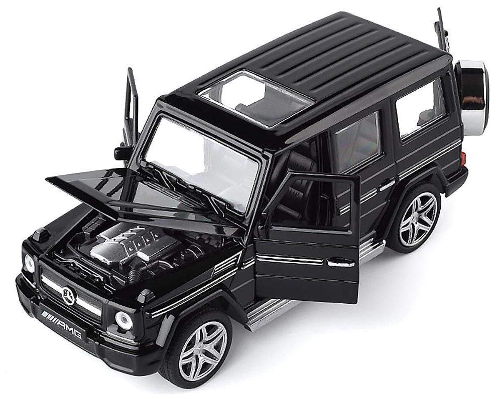 

KTRS ENTERPRISE 1 32 Die-Cast Scale Metal Die-Cast Mercedes-Benz AMG G55 Pull Back Car 4 Openable Doors Musical Sound Light Best for Kids