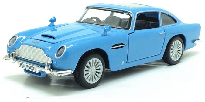 

KTRS James Bond car Metal car Light Music 4 Wheel Drive Metal Car Pull Back with 4 Openable Doors Engine Cover