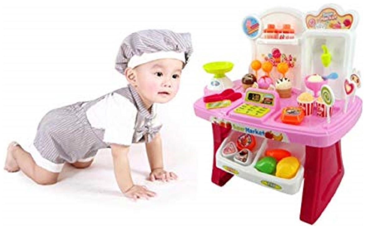 

KTRS Kids Mini Market Supermarket Play Set Multi Color