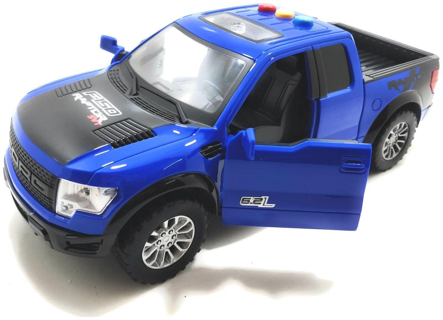 

KTRS Raptor F-150 Truck Toy - Friction Power Toy Vehicles for 3 Years Old Boys and Girls Light Sound Toy for Kids 1 pic