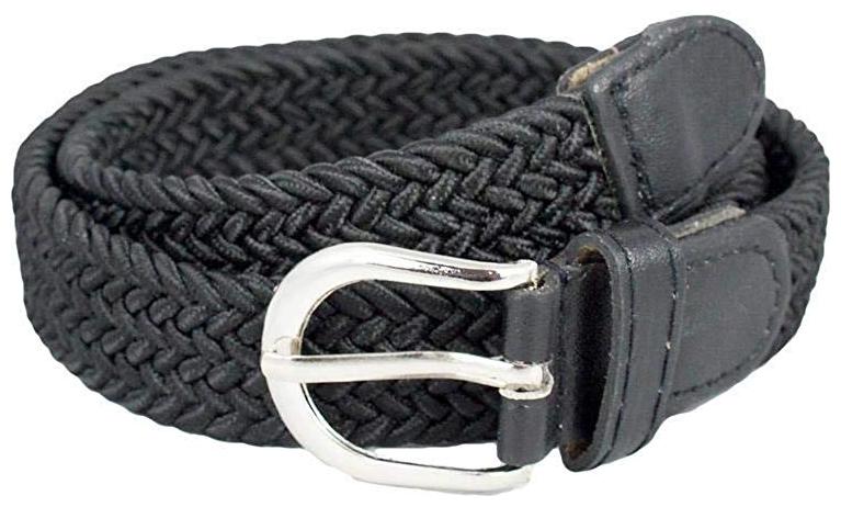 

Kutumbh Black Elastic Strechable Adjustable Belts for kids Boys and Girls