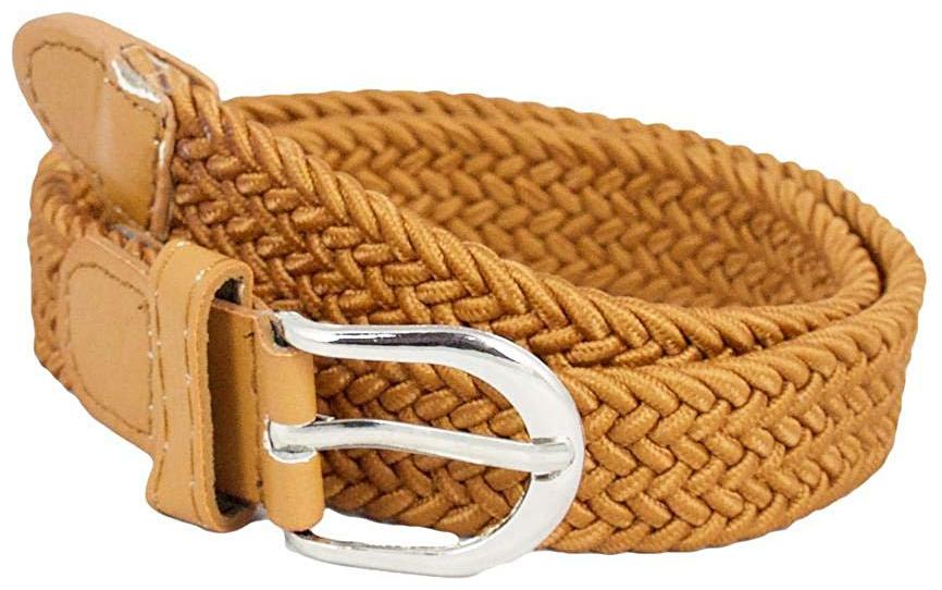 

Kutumbh Brown Elastic Strechable Adjustable Belts for kids Boys and Girls