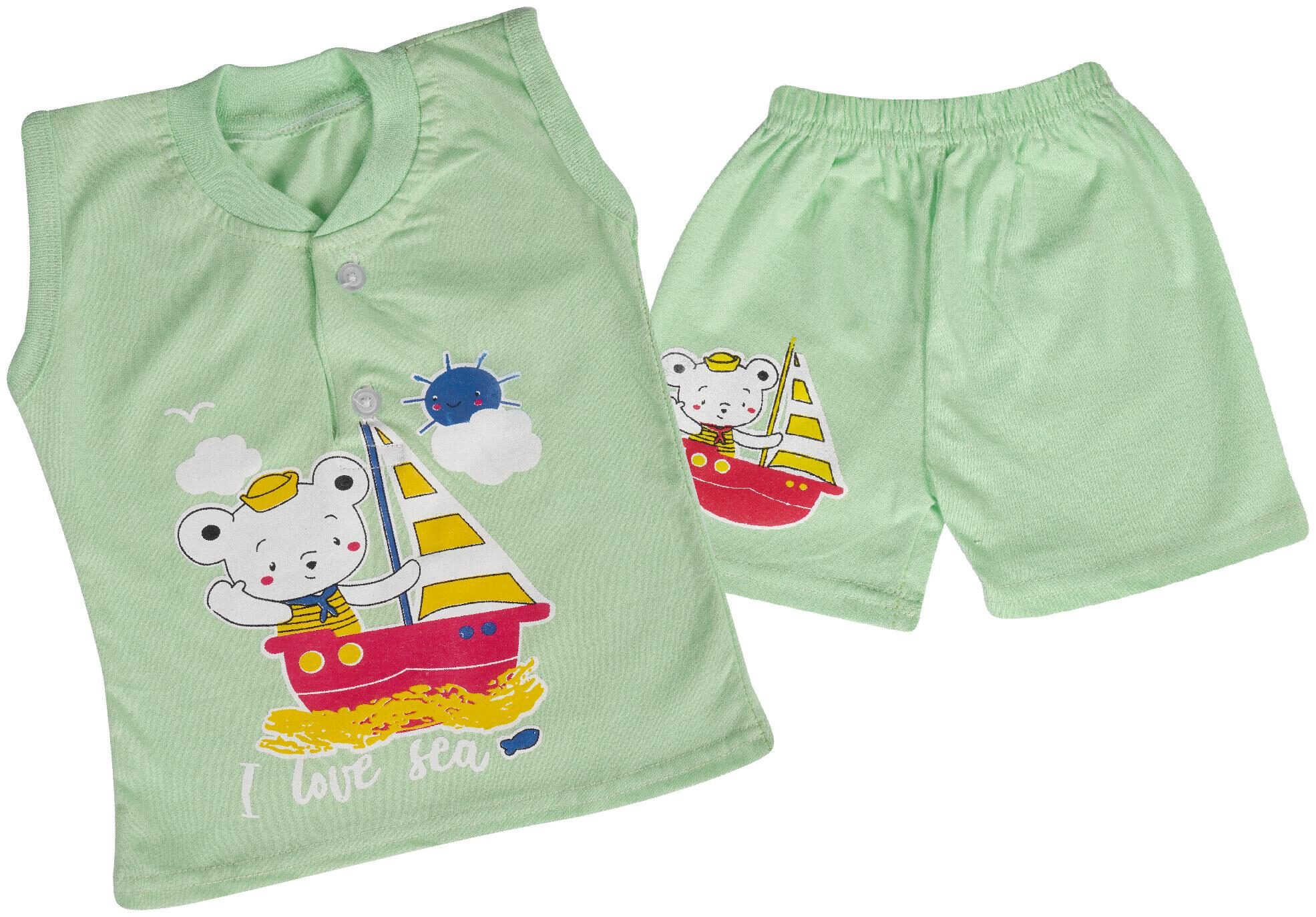 

LA SMITH Baby boy Top bottom set - Green