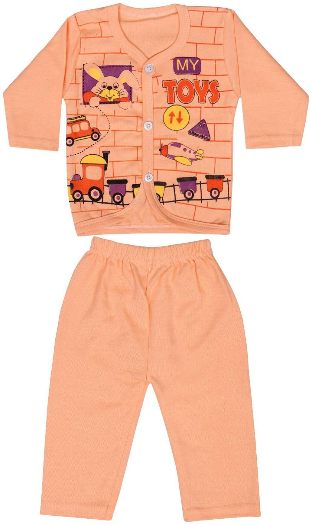 

LA SMITH Baby boy Top bottom set - Orange