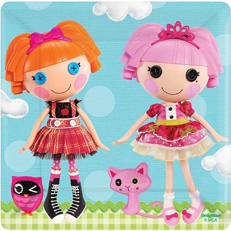 

LaLaLoopsy Dessert Cake Plates 8 Per Package Birthday Party Supplies NEW