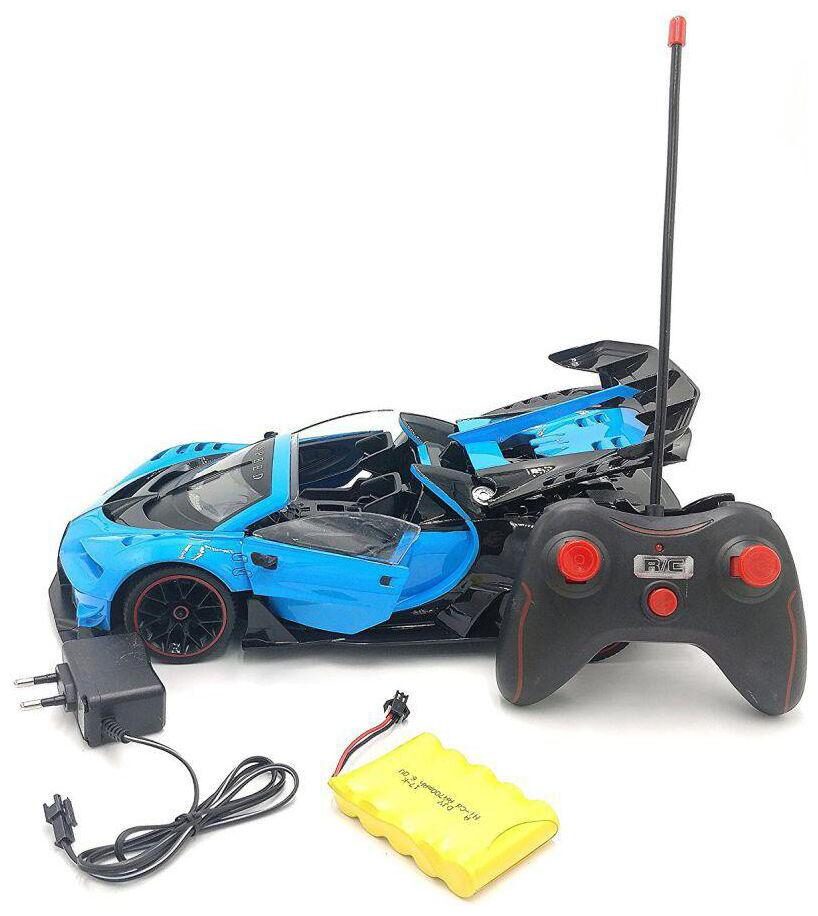 

latest radhe Bugatti Style Remote Control Rechargeable Car with Opening Doors (Assorted BG3