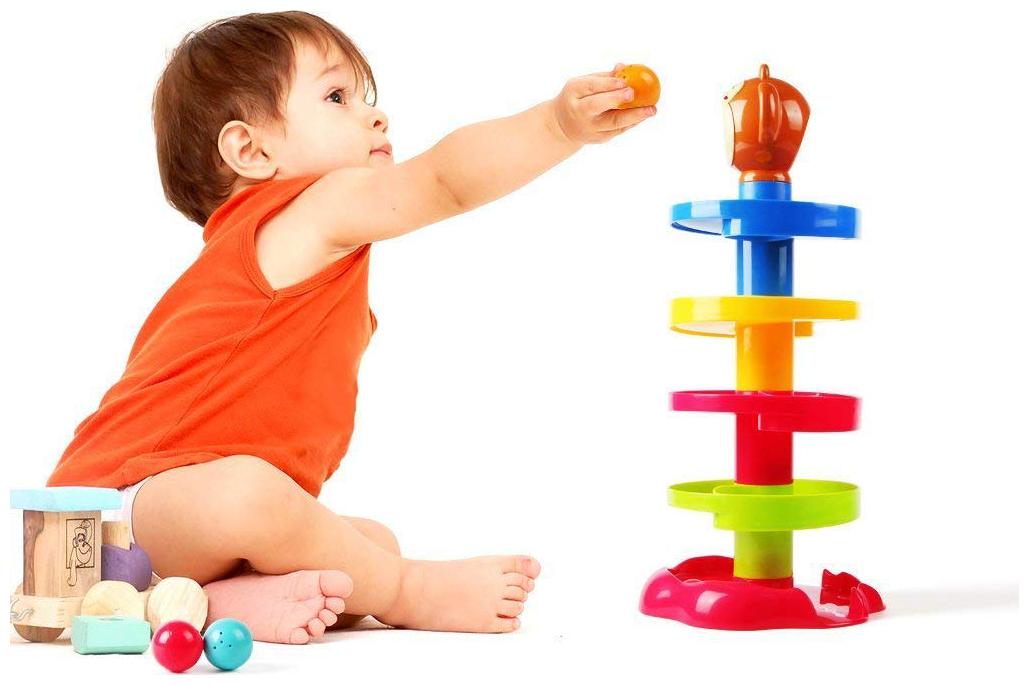 

latest radhe Exclusive Rolling Ball for Kids ( Roll and Swirl Ball Toys )