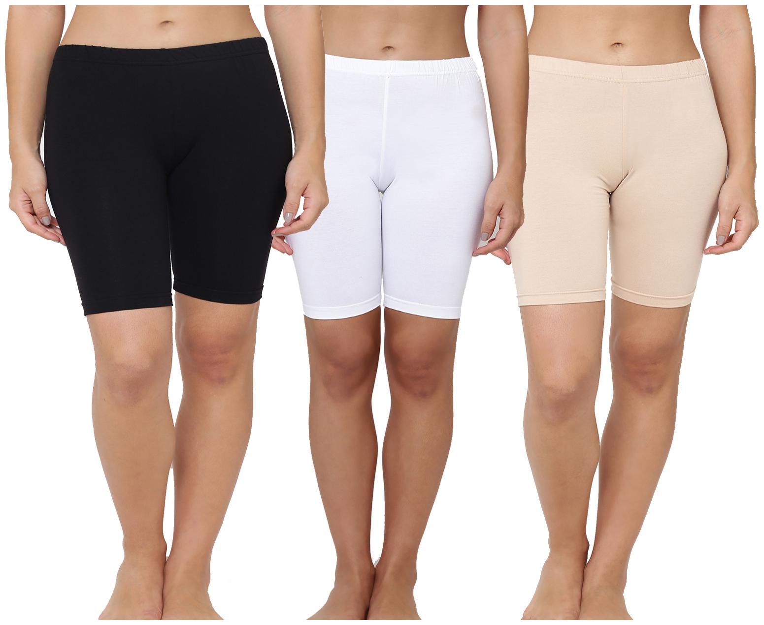

Leading Lady Girl Cotton Solid Regular shorts - Multi
