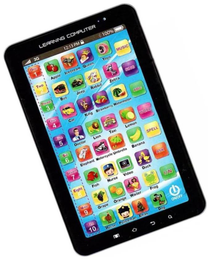 

Learning Tablet Computer For Kids (Multi Color) Pack of 1