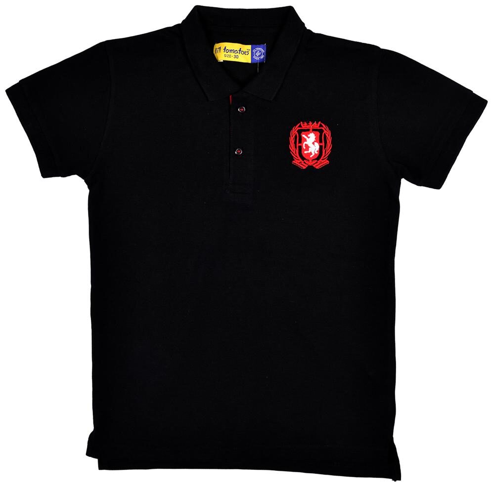 

Li l Tomatoes Boy Cotton Printed T-shirt - Black