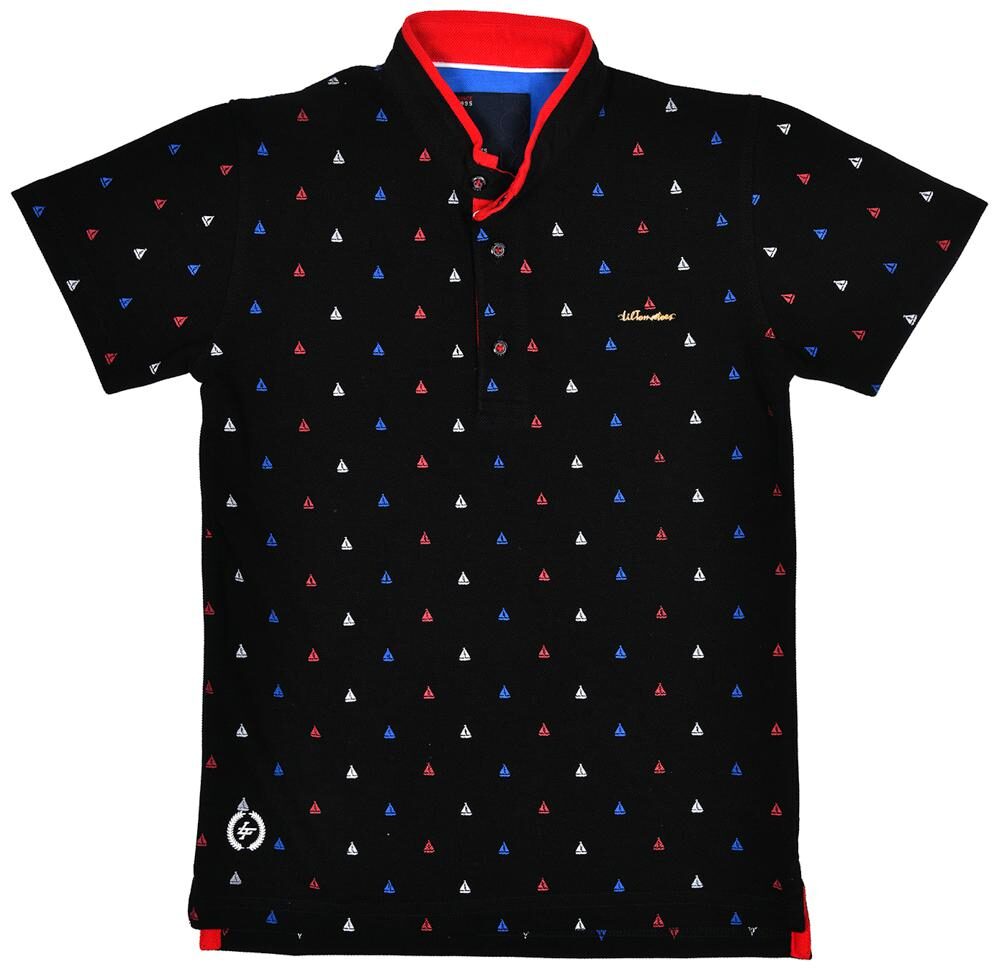 

Li l Tomatoes Boy Cotton Printed T-shirt - Black