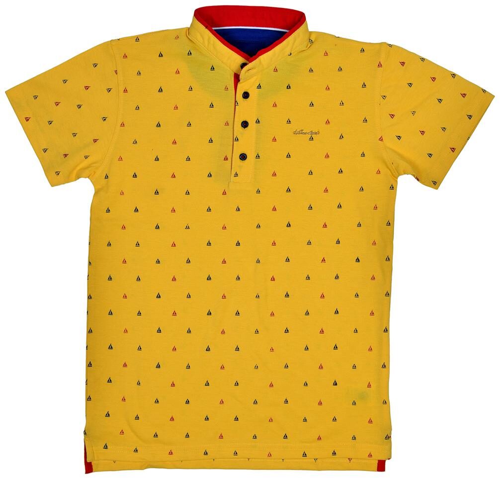 

Li l Tomatoes Boy Cotton Printed T-shirt - Yellow