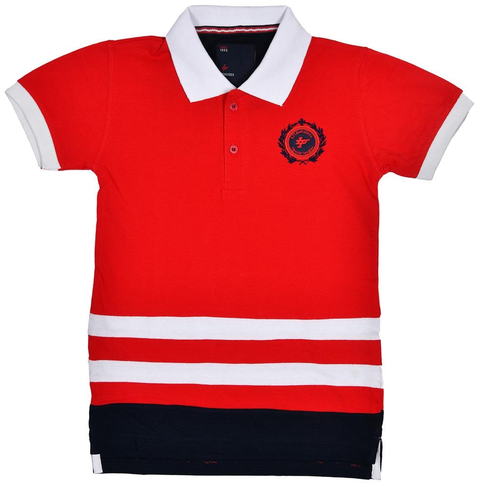 

Li l Tomatoes Boy Cotton Printed T-shirt - Red