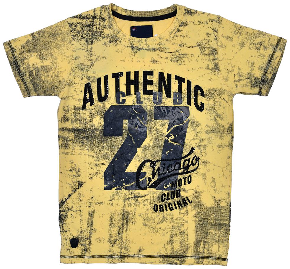 

Li l Tomatoes Boy Cotton Printed T-shirt - Yellow