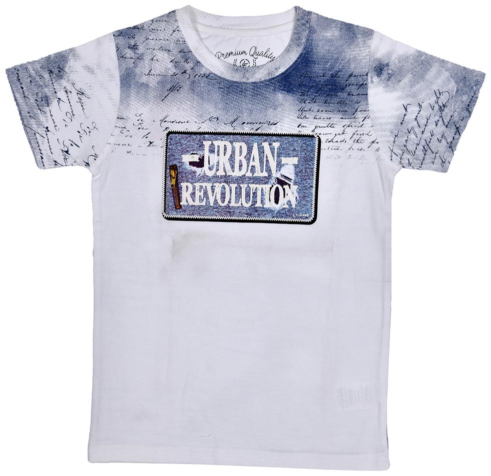 

Li l Tomatoes Boy Cotton Printed T-shirt - White