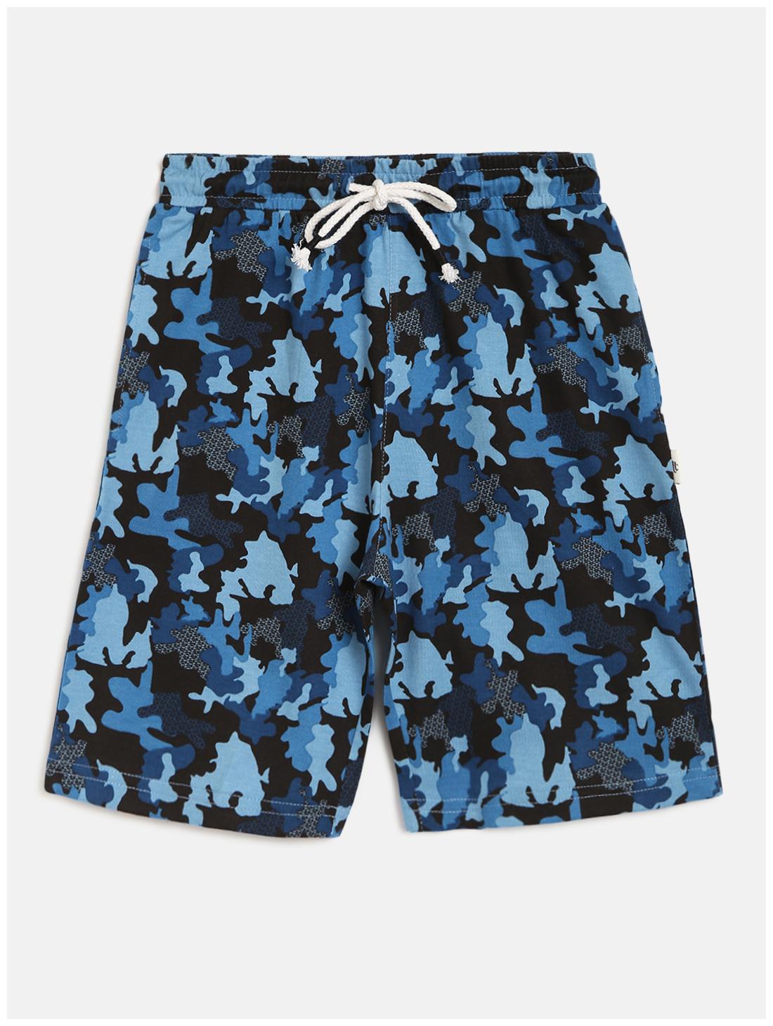 

Li l Tomatoes Boy Printed Shorts 3 4ths - Blue