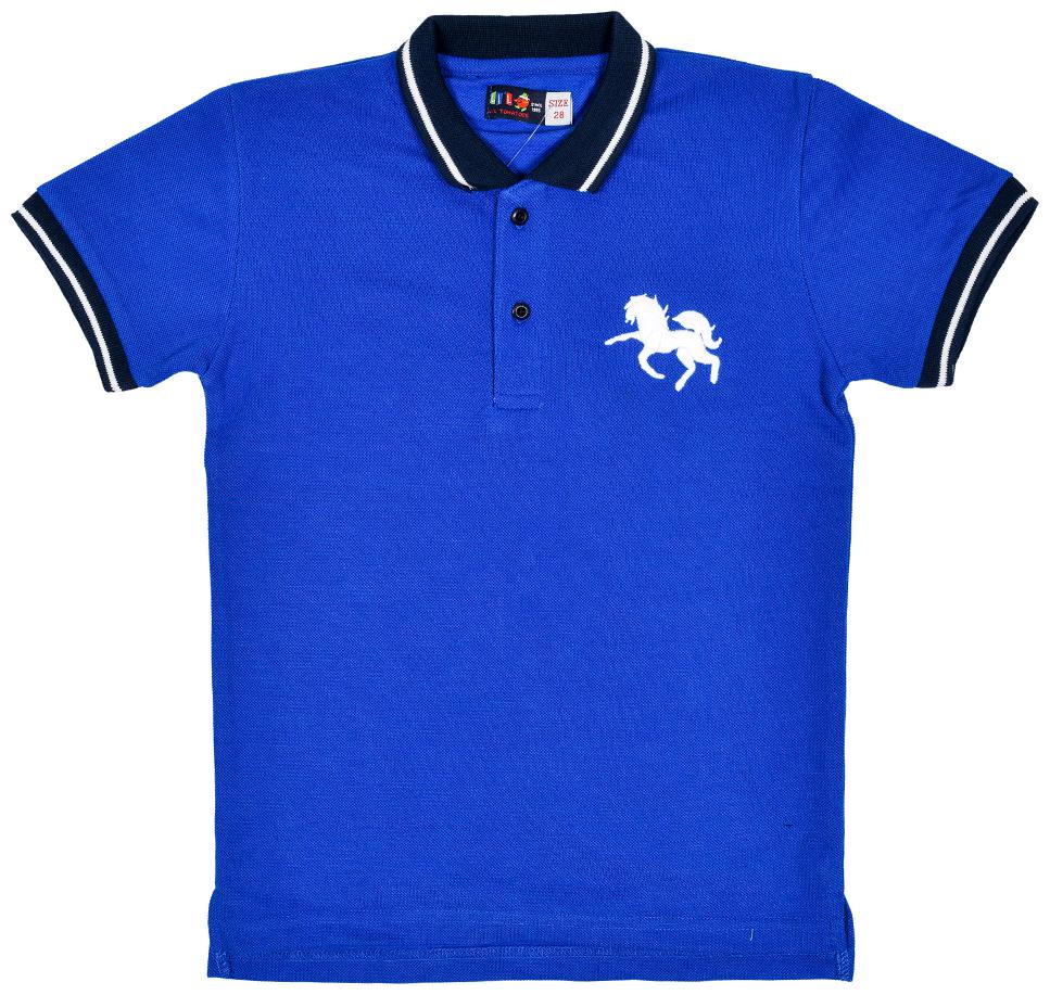 

Li l Tomatoes Boy Cotton Solid T-shirt - Blue