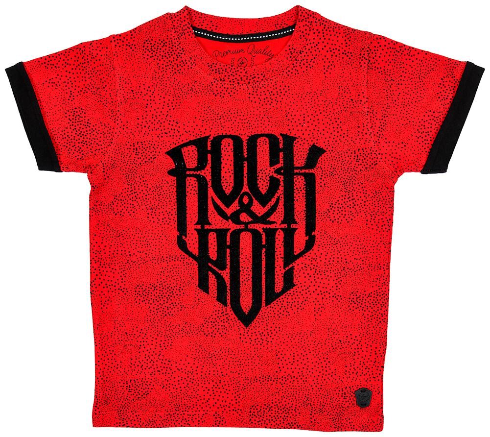 

Li l Tomatoes Boy Cotton Printed T-shirt - Red