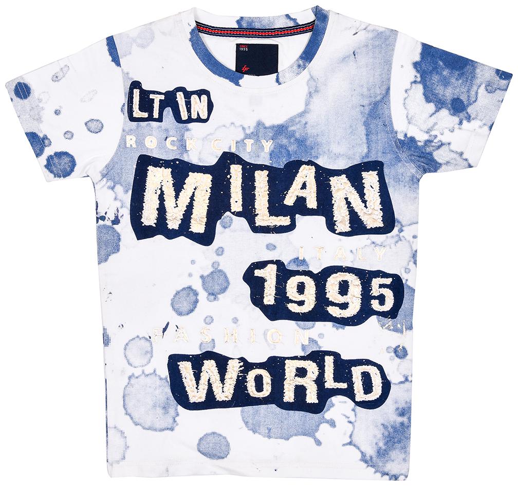 

Li l Tomatoes Boy Cotton Printed T-shirt - White