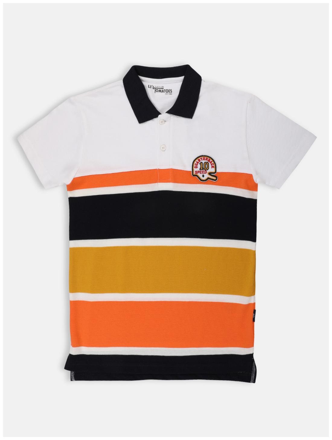 

Li l Tomatoes Cotton Colorblocked T shirt for Baby Boy - Multi