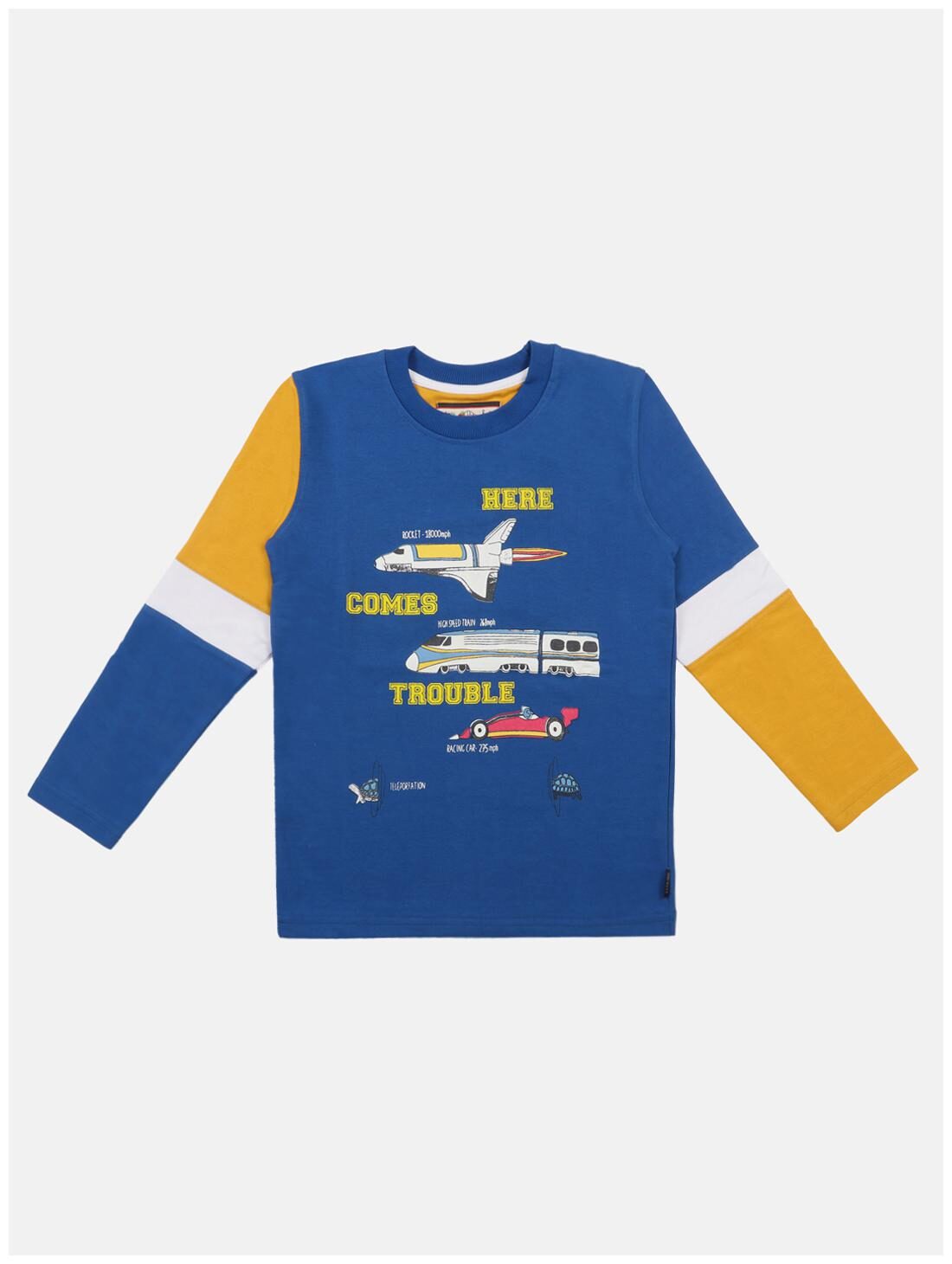 

Li l Tomatoes Boy Cotton Printed T-shirt - Multi