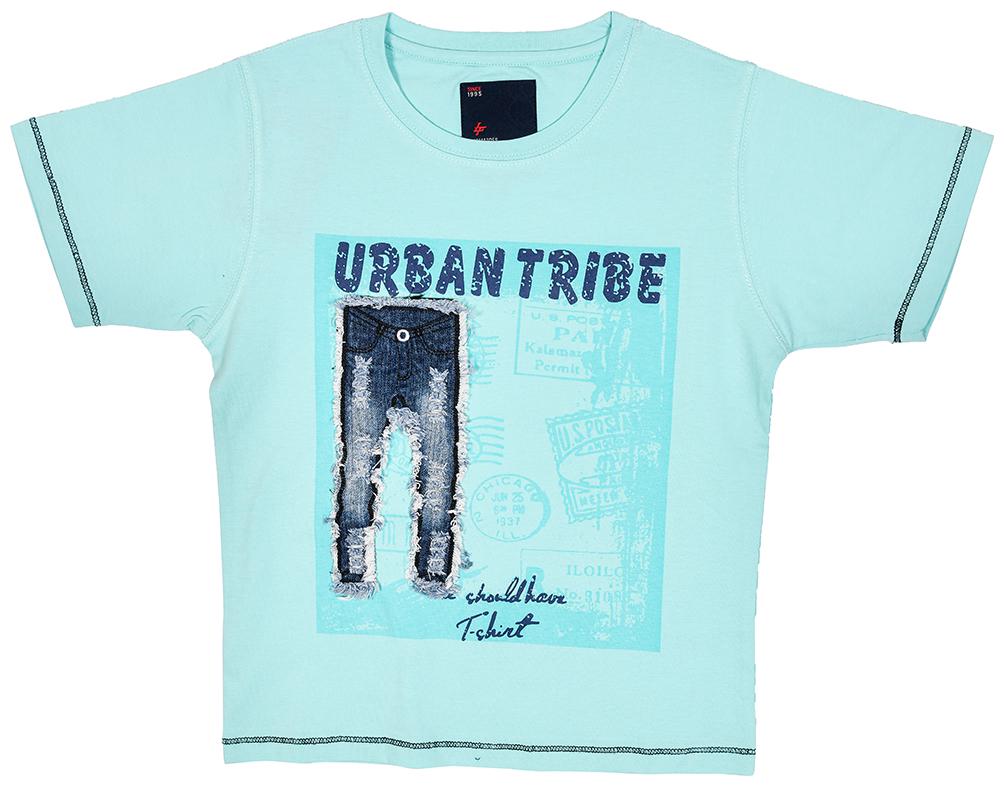

Li l Tomatoes Boy Cotton Printed T-shirt - Blue