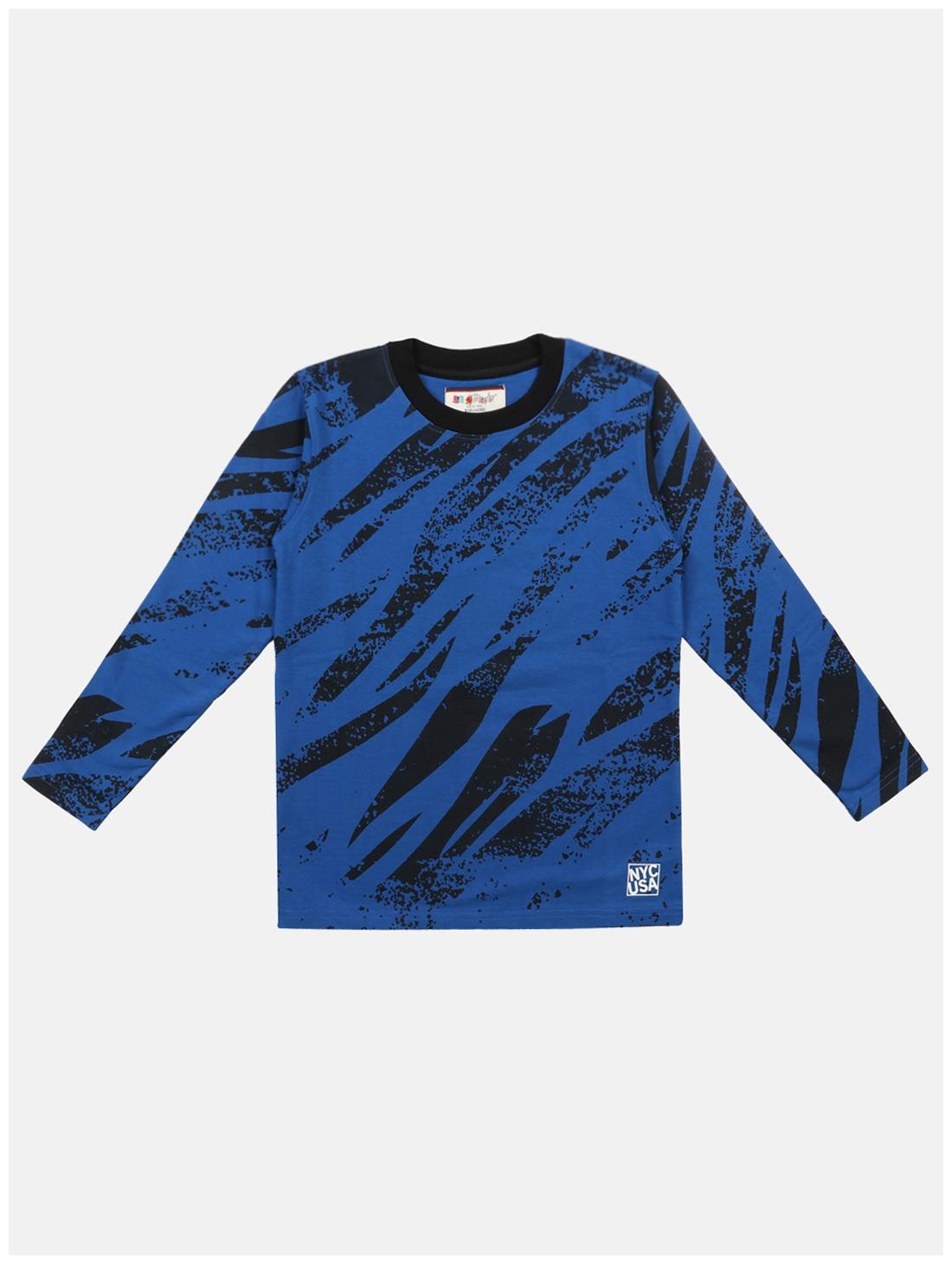 

Li l Tomatoes Boy Cotton Printed T-shirt - Blue
