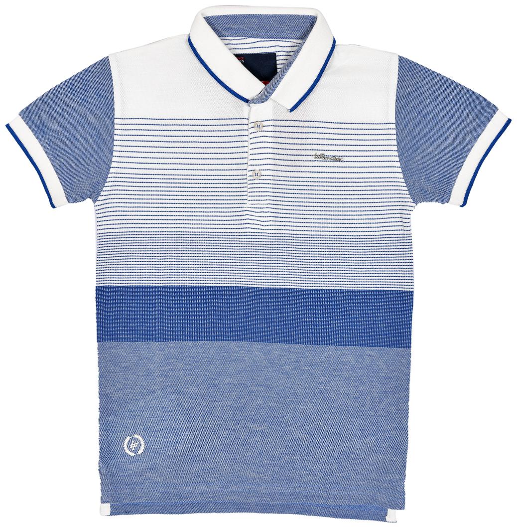 

Li l Tomatoes Boy Cotton Striped T-shirt - Blue