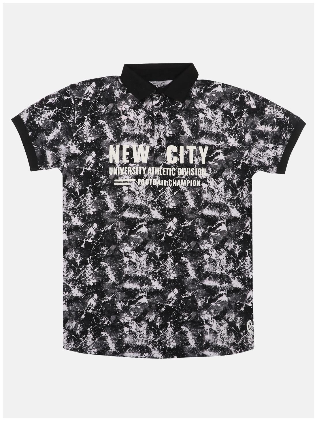 

Li l Tomatoes Boy Cotton Printed T-shirt - Black