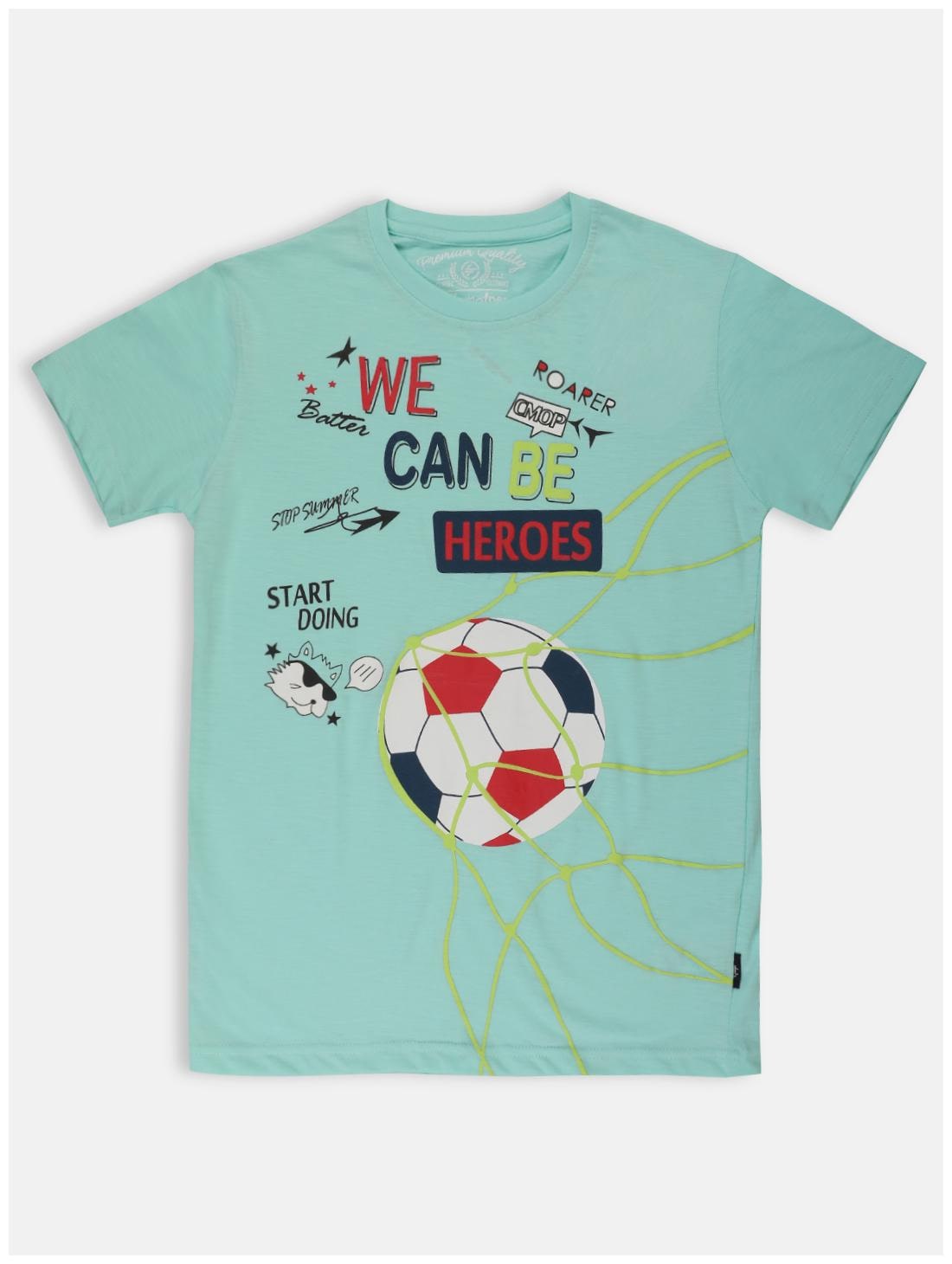 

Li l Tomatoes Boy Cotton Printed T-shirt - Green