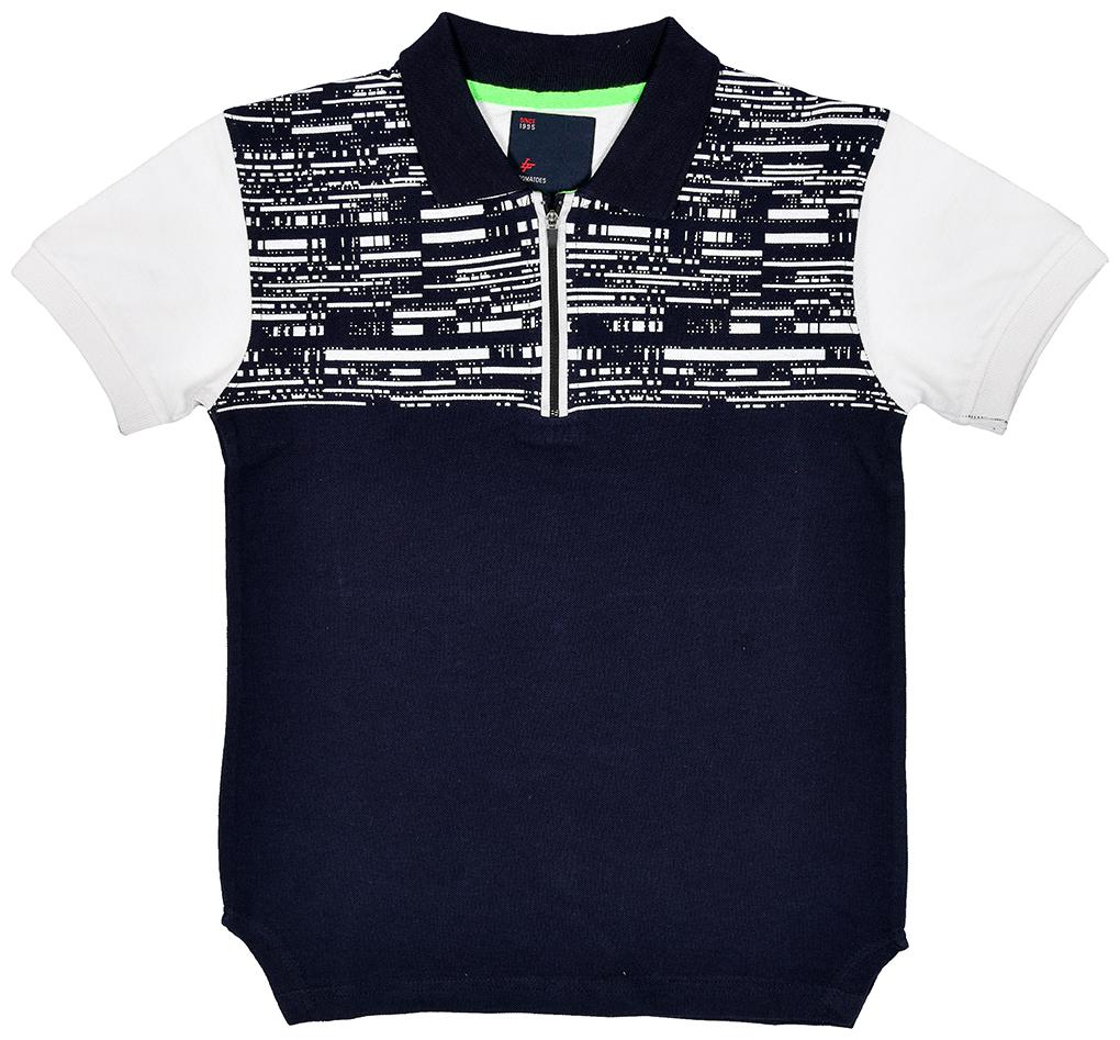 

Li l Tomatoes Boy Cotton Printed T-shirt - Blue