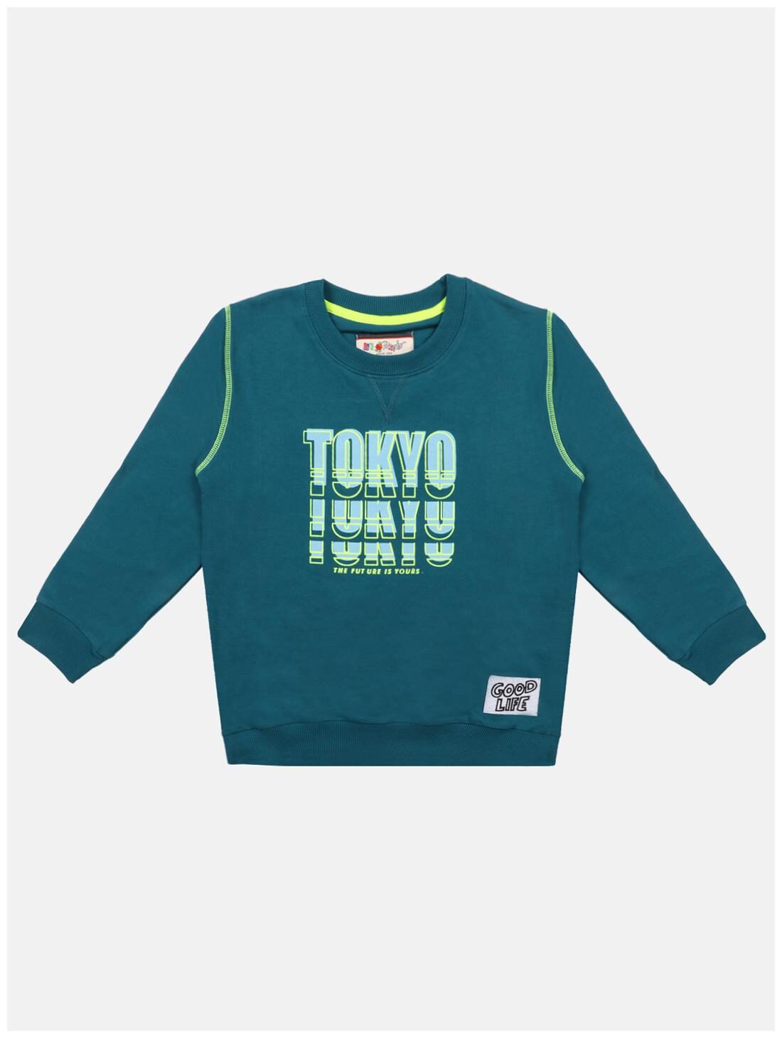 

Li l Tomatoes Boy Cotton Printed T-shirt - Green