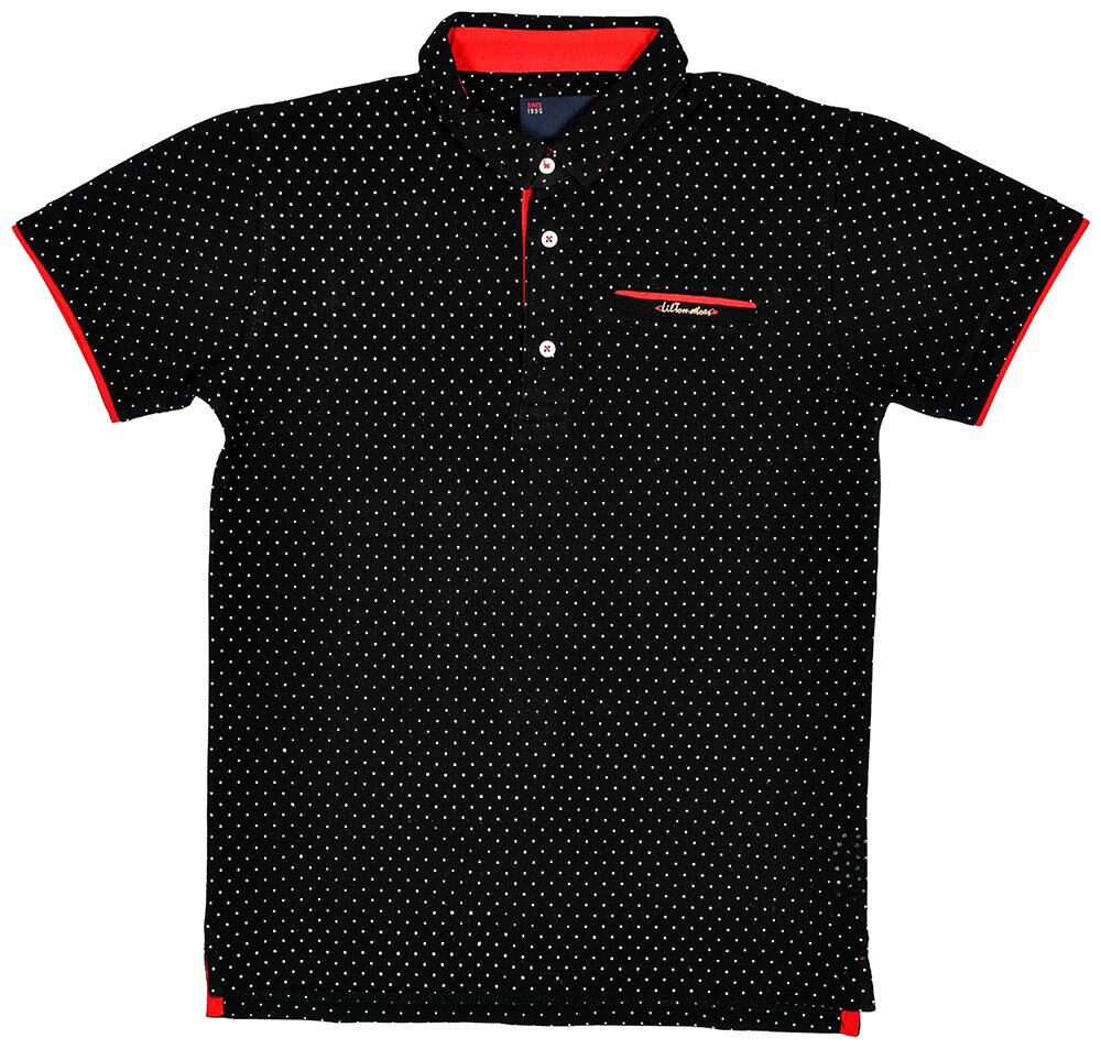

Li l Tomatoes Half Sleeve Boys Polo T-shirt Black